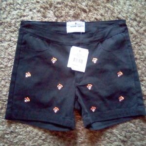 Nwt Emerson Street OK State Embroidered Shorts